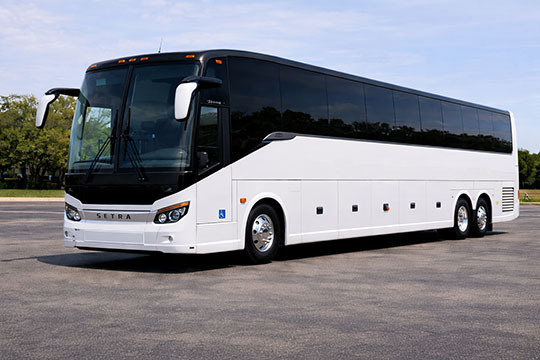 56-passenger charter bus rental El Centro TX